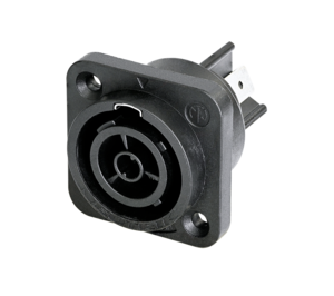 Neutrik powercon True chasisdeel female stekkerverbinding