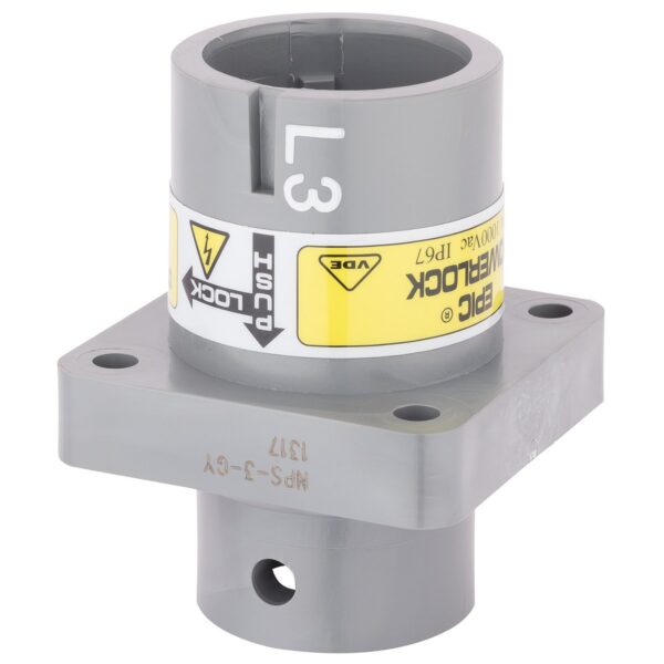 Powerlock female L3 grijs