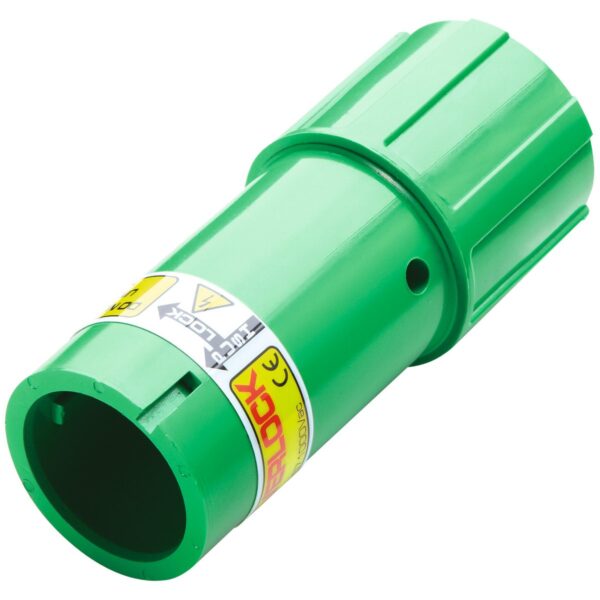Powerlock 400A kabeldeel female PE groen