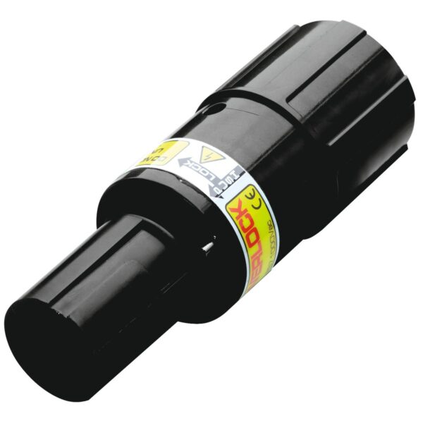 Powerlock 400A kabeldeel male L2 bruin zwart