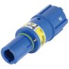 Powerlock 400A kabeldeel male N blauw