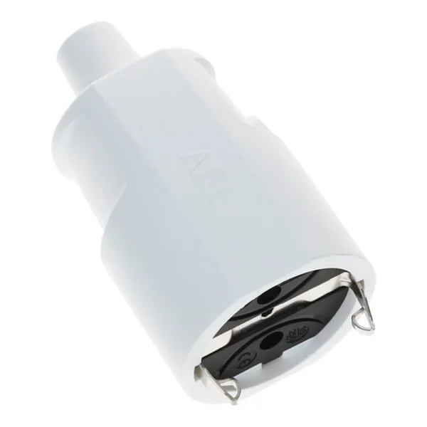 contrastekker PVC wit