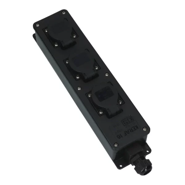 Keraf volrubber snoercentrale 3 voudig