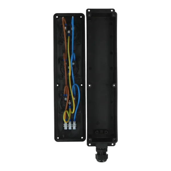 Keraf volrubber snoercentrale 3 voudig