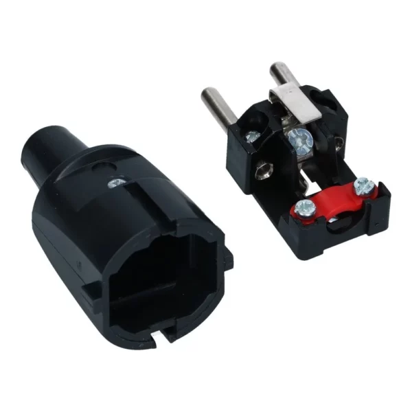 contrastekker PVC zwart